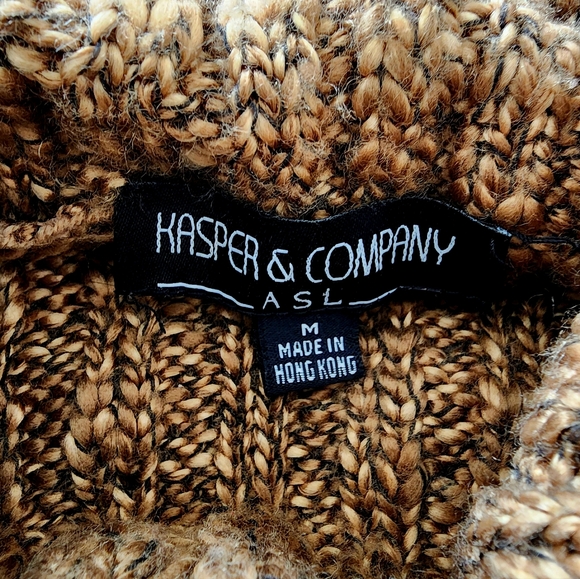 KASPER | Golden Brown Women's Sweater | Medium - Picture 2 of 6